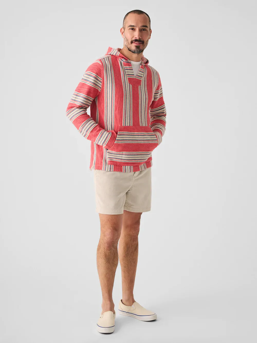 Faherty - Biarritz Hoodie - Berry River Stripe