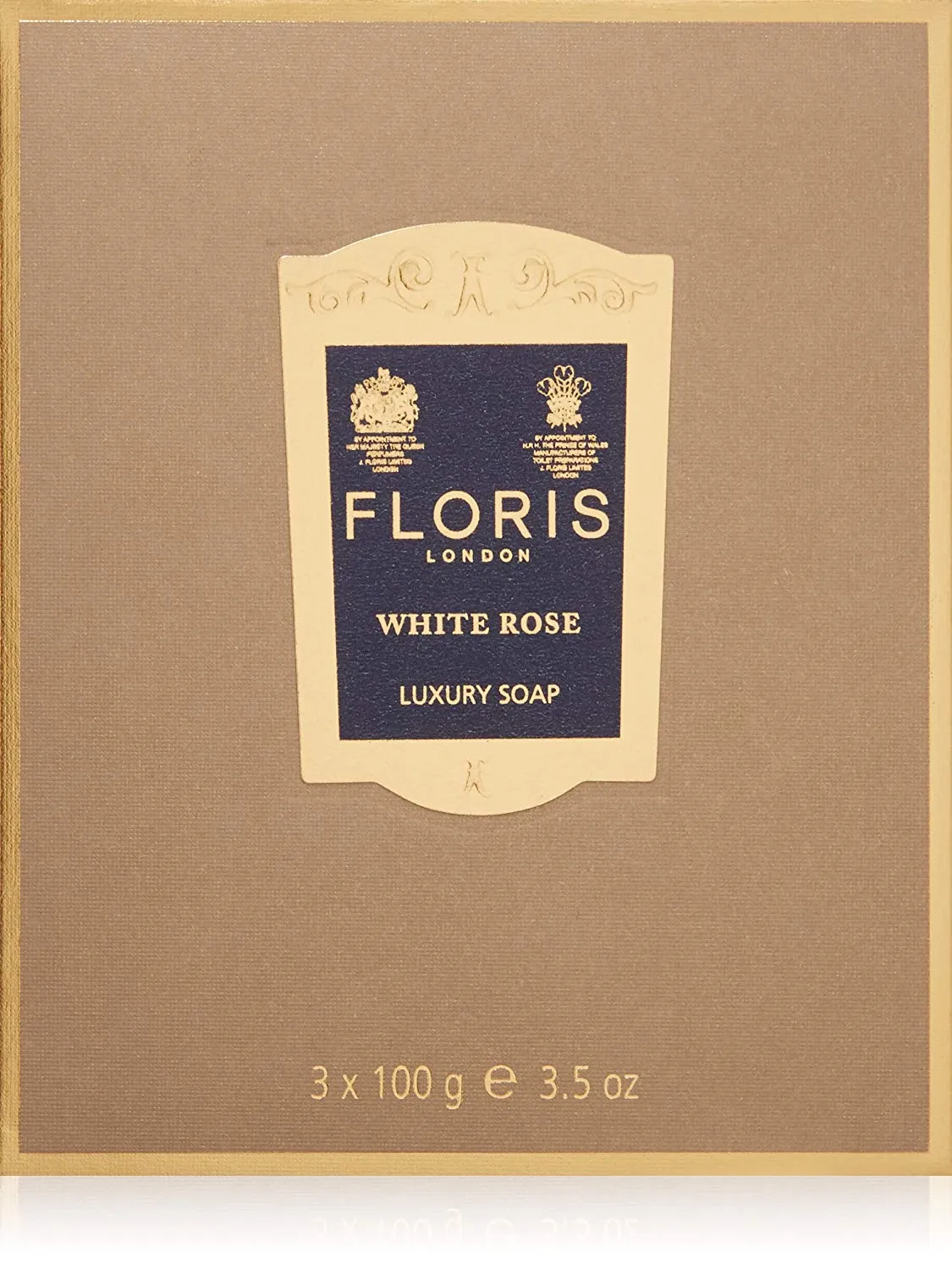 Floris London White Rose Luxury Soap 3-Pack