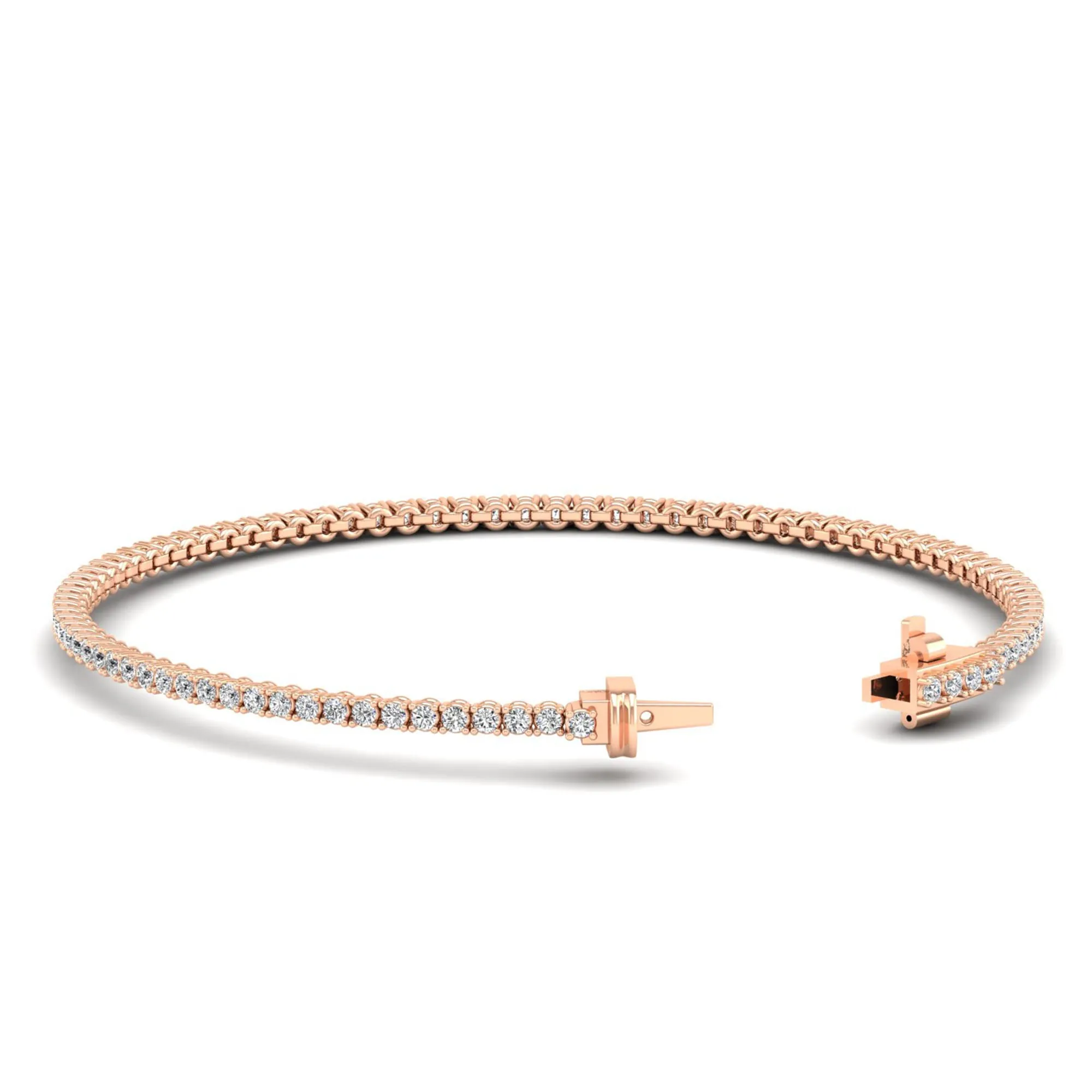 Four Prong Classic Diamond Tennis Bracelet