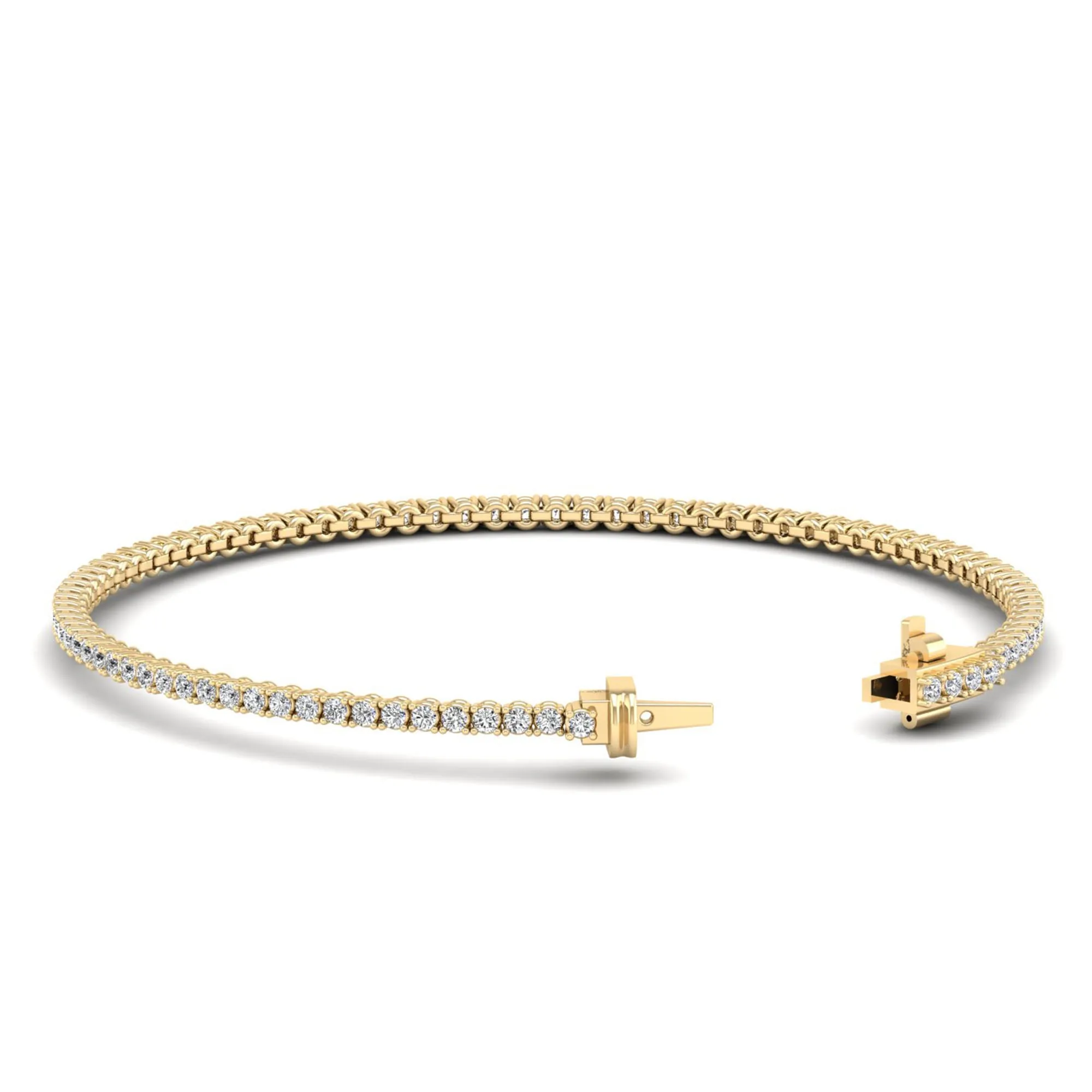 Four Prong Classic Diamond Tennis Bracelet