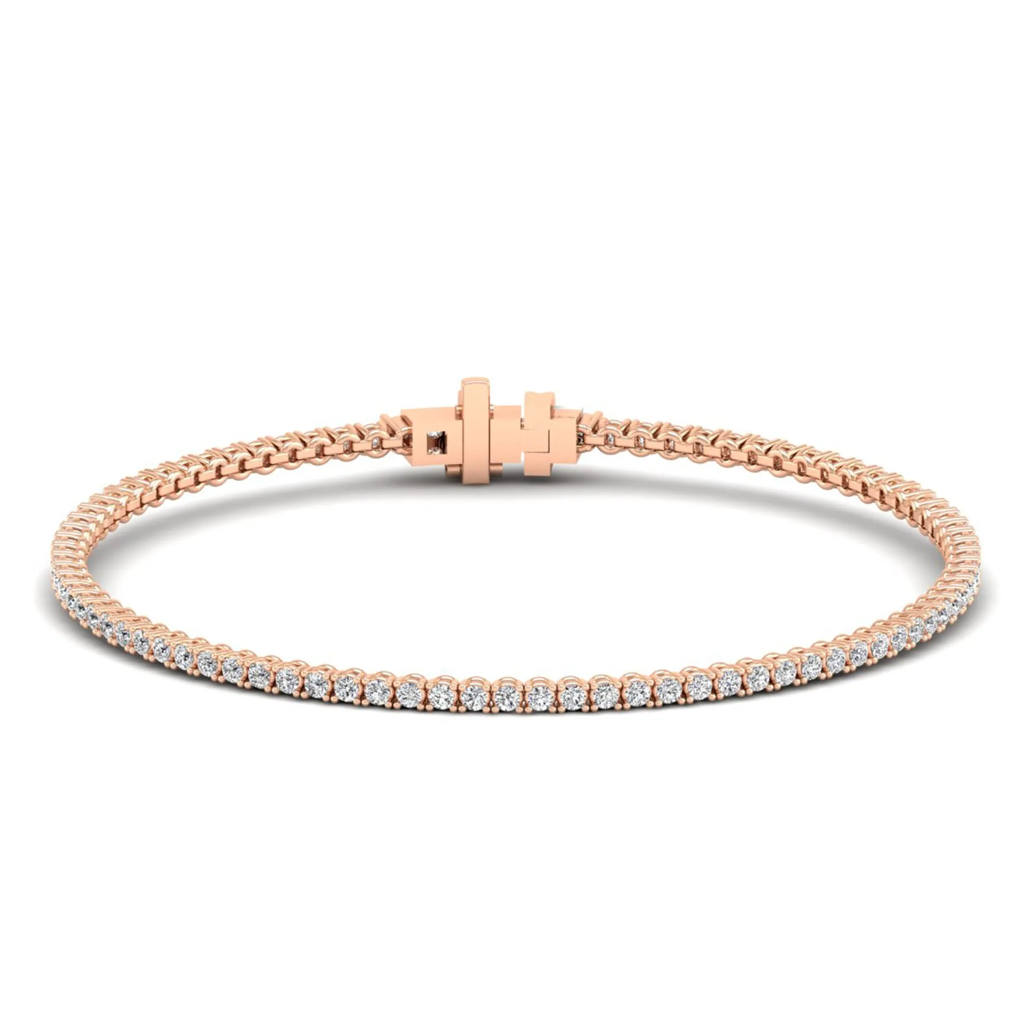 Four Prong Classic Diamond Tennis Bracelet