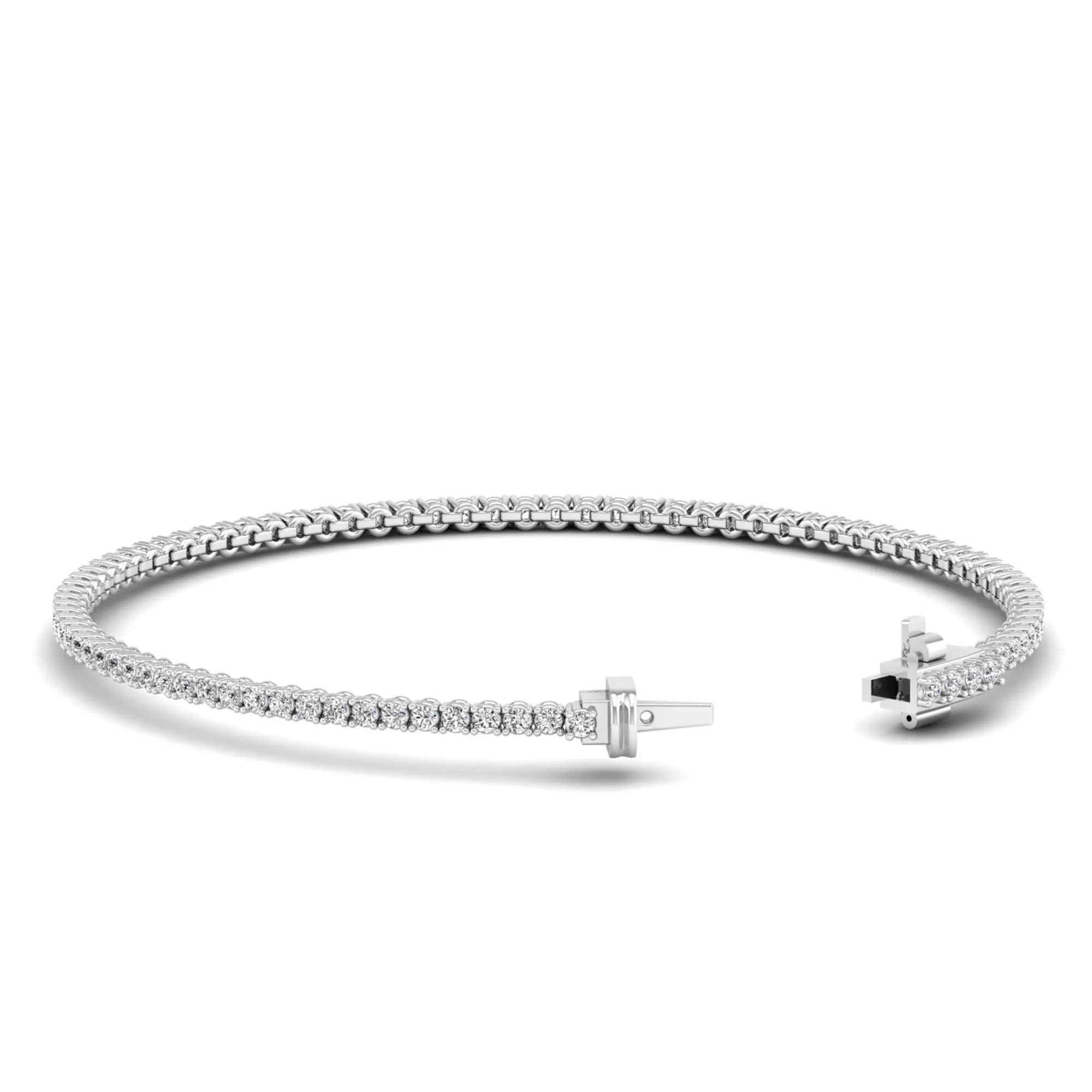 Four Prong Classic Diamond Tennis Bracelet