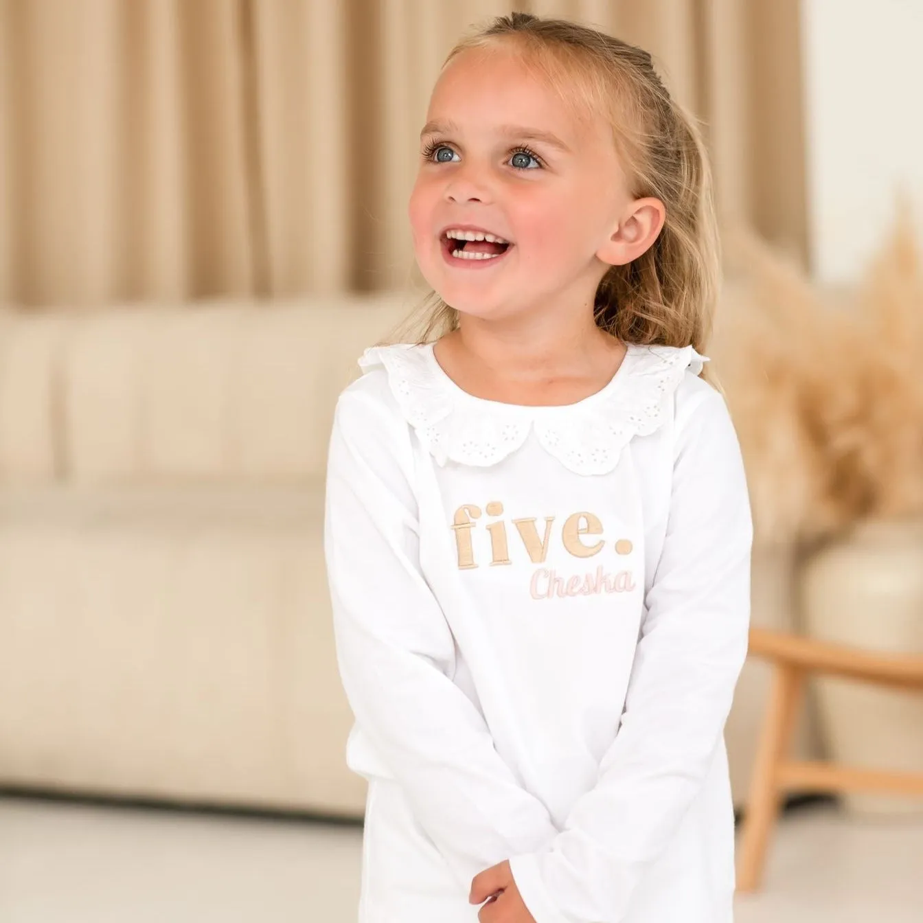 Frill Birthday Classic Lounge Set - Embroidered