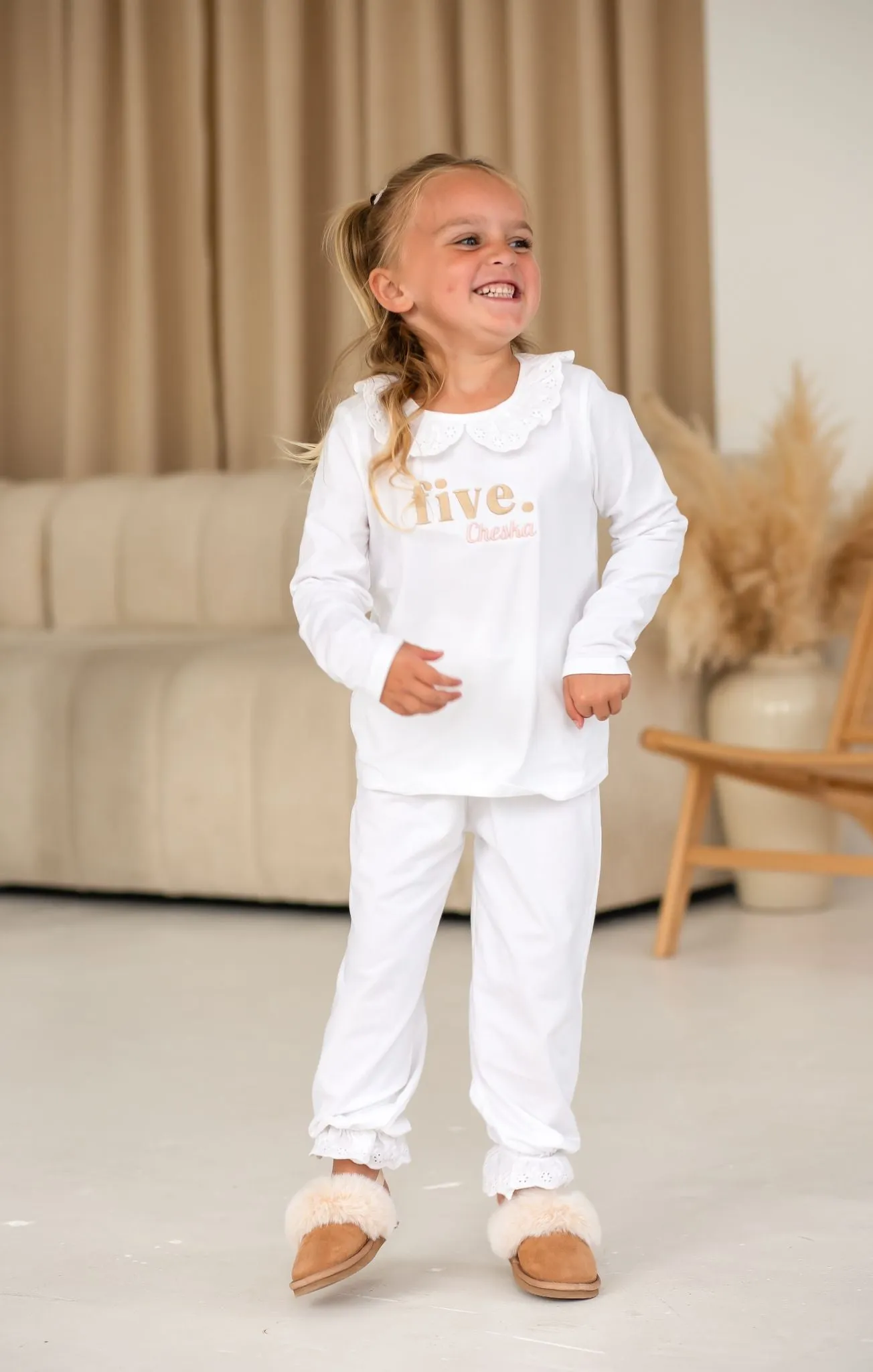 Frill Birthday Classic Lounge Set - Embroidered
