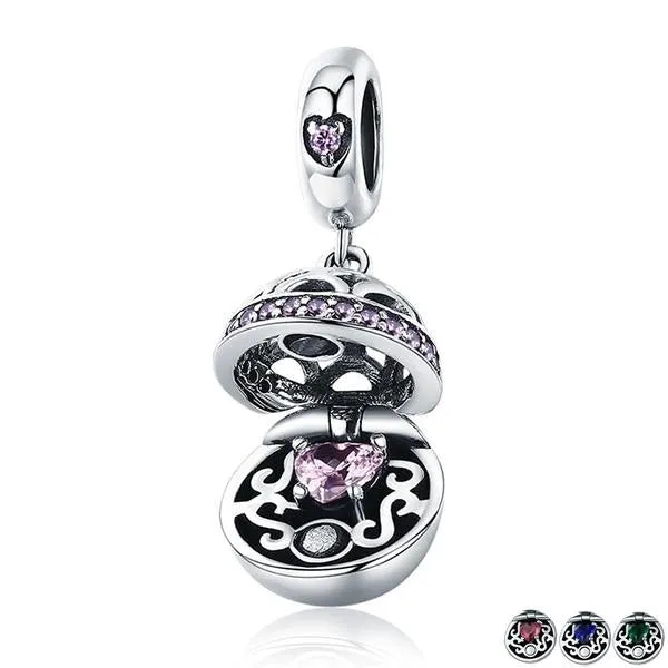 Gift Box Dangle Ball Charm