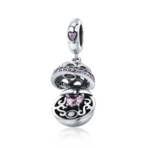 Gift Box Dangle Ball Charm