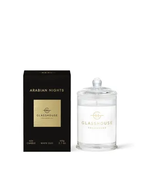 GLASSHOUSE FRAGRANCES | Arabian Nights Candle | White Oud