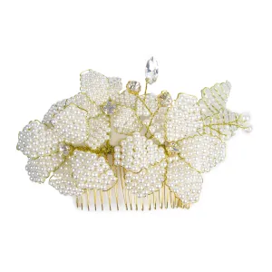 Golden Pearl Magnolia Head Comb