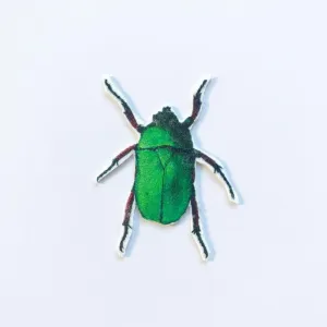 Green Beetle Appliqué