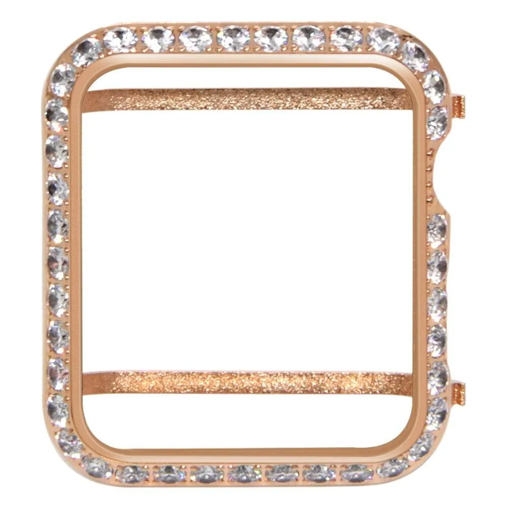 Handmade Premium CZ Crystal Stones Case Compatible With Apple Watch