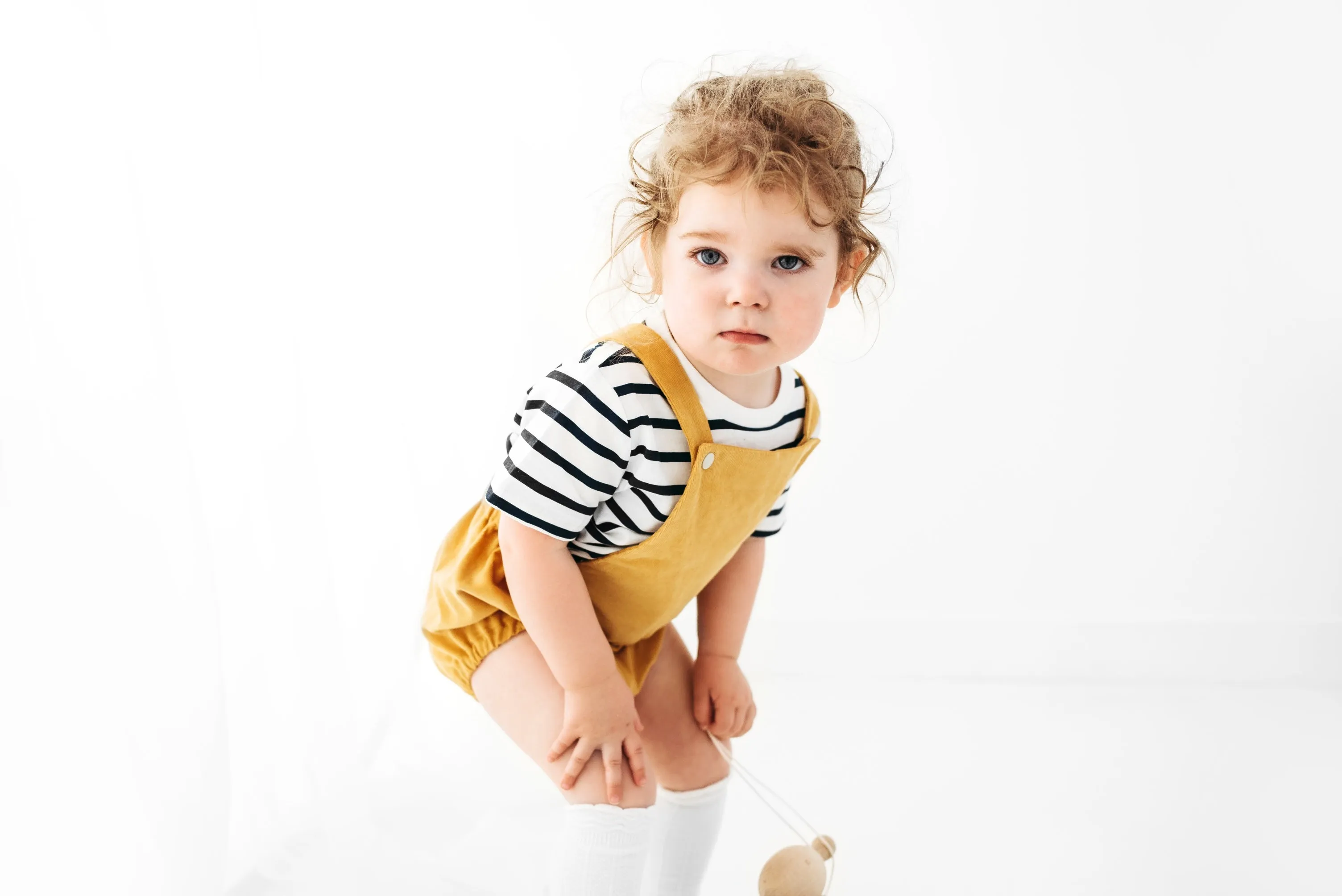 Honey Baby Needlecord Short Romper