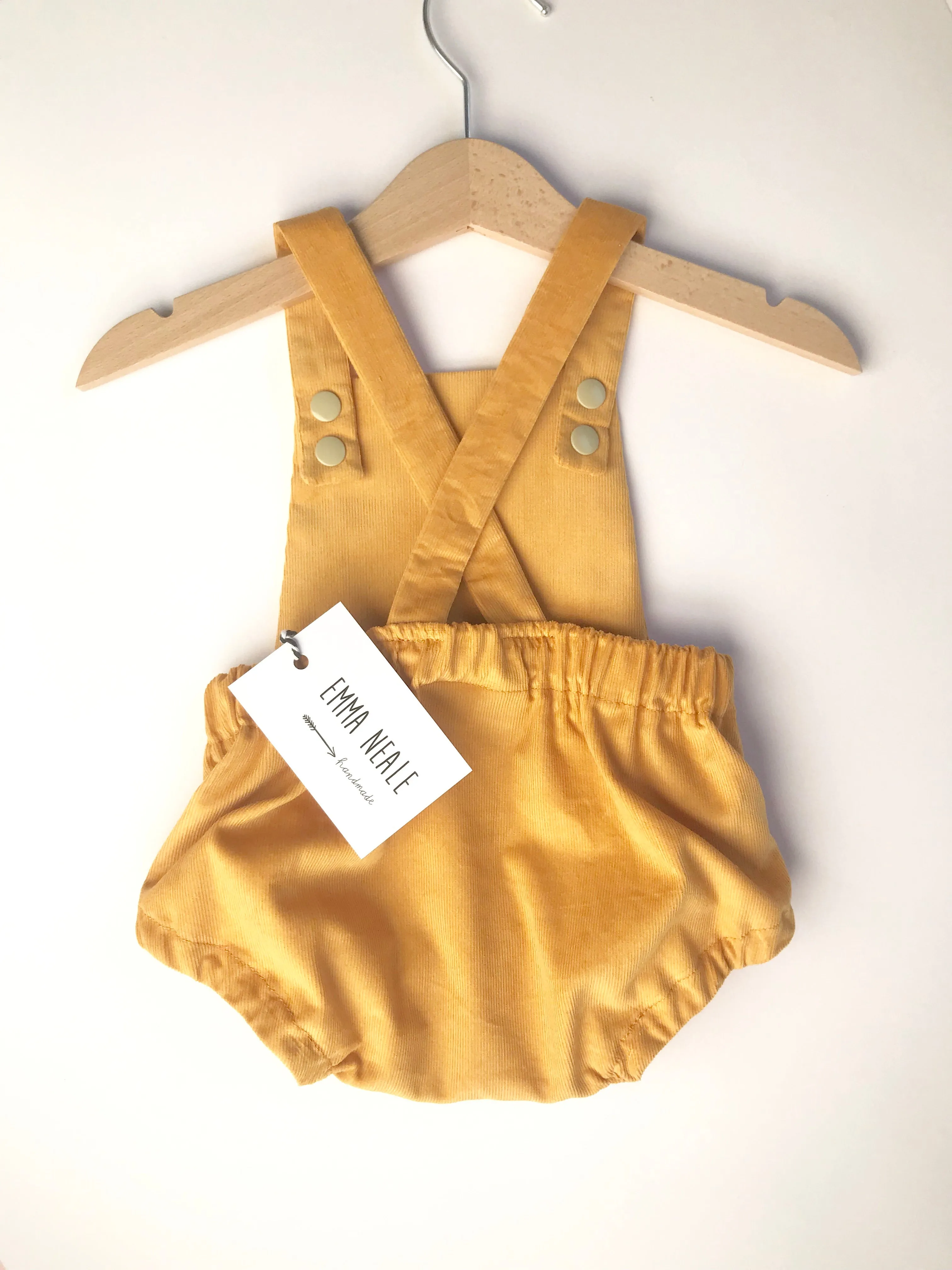 Honey Baby Needlecord Short Romper