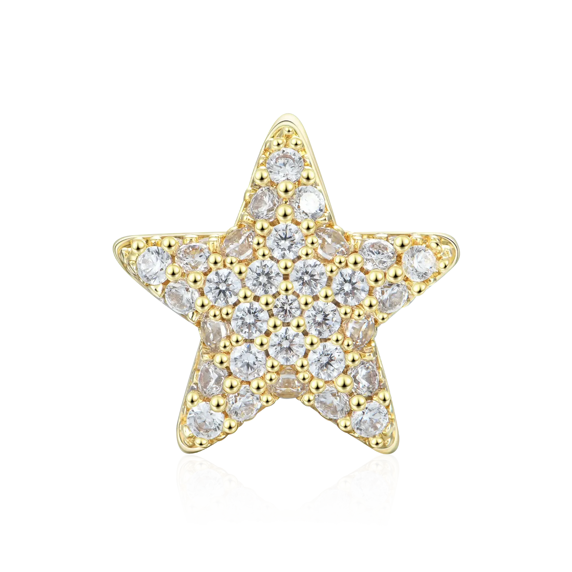 Iced Heart & Pentagram Hair Beads