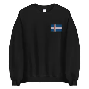 Icelandic Flag Embroidered Sweatshirt
