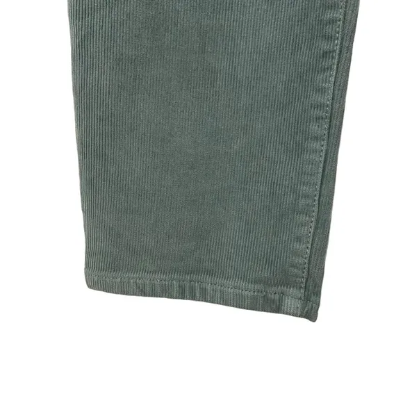 J Crew Lookout High Rise Skinny Corduroy Pants Soft Blue Green
