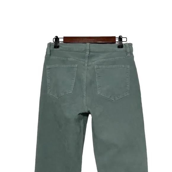 J Crew Lookout High Rise Skinny Corduroy Pants Soft Blue Green