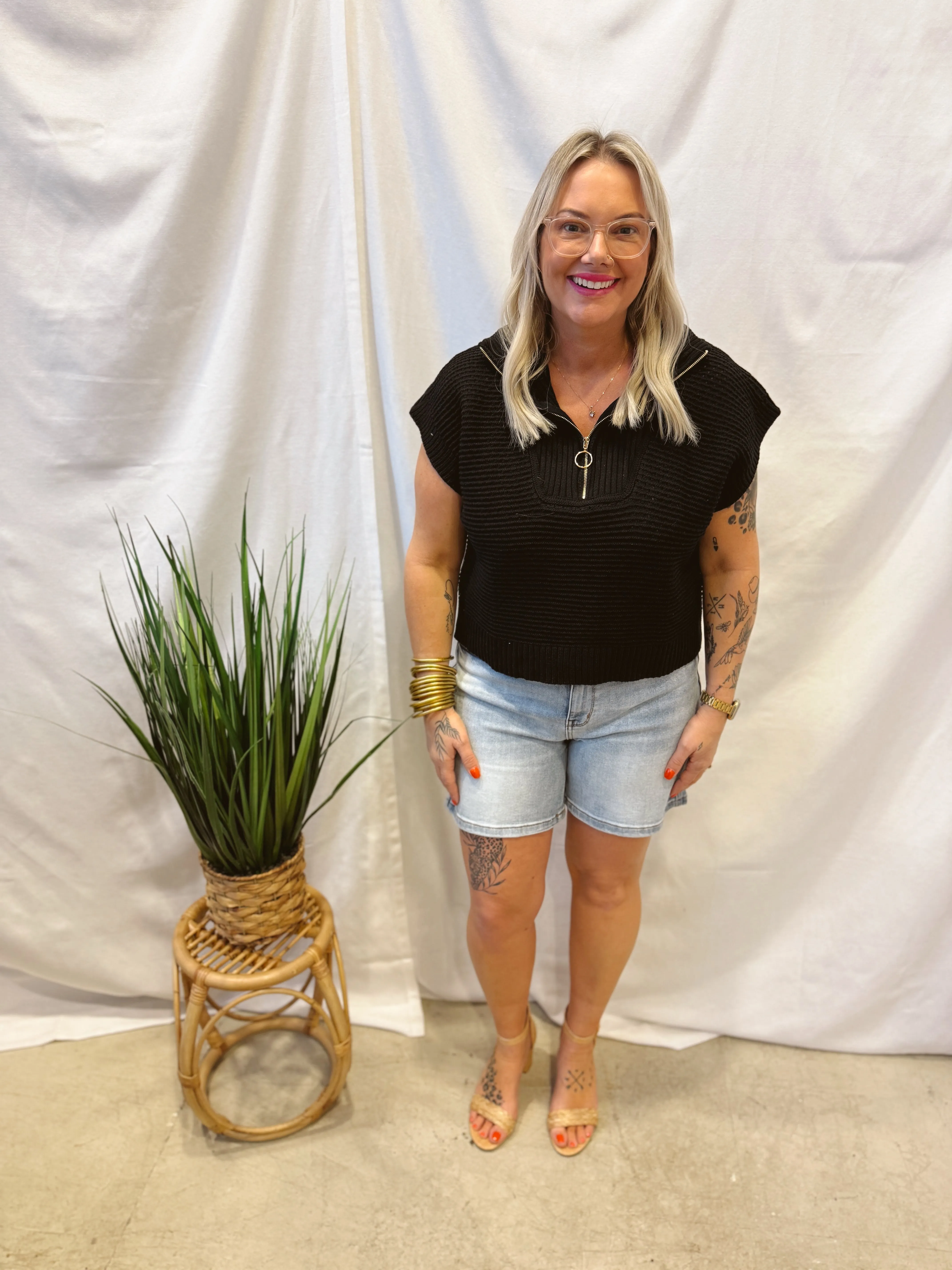 Judy Blue Vintage Wash Dad Shorts