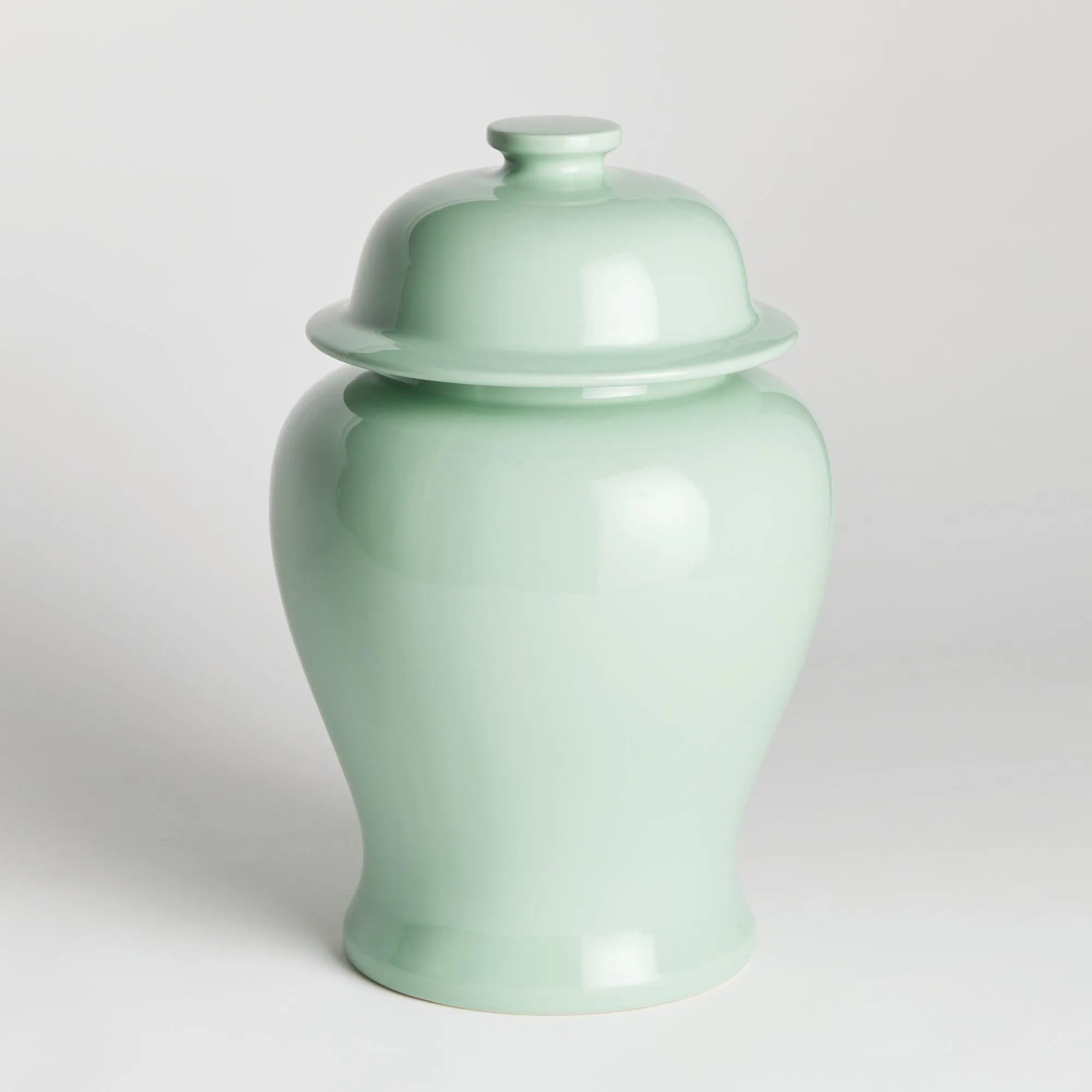 Koa Wide Lidded Ginger Jar Small