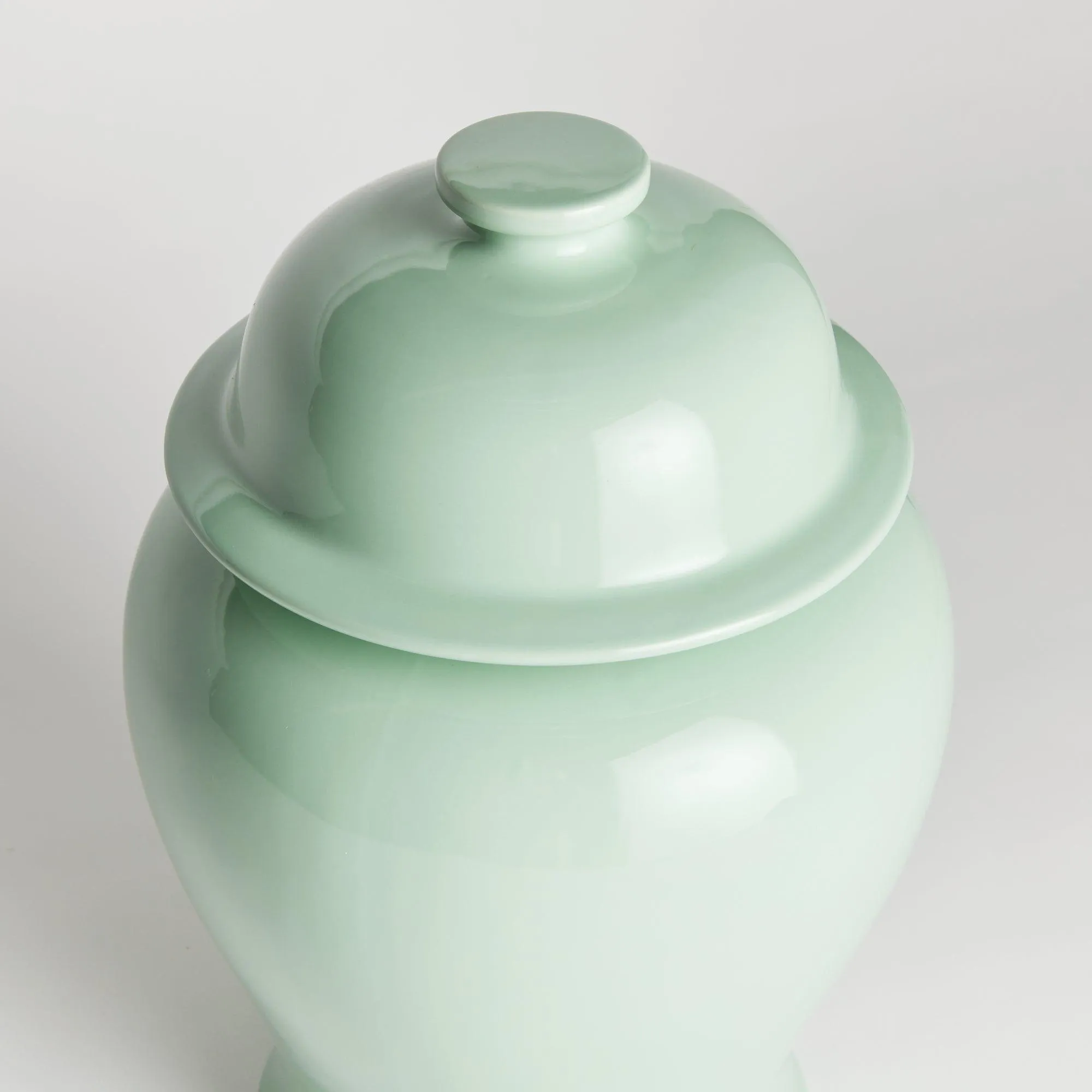 Koa Wide Lidded Ginger Jar Small