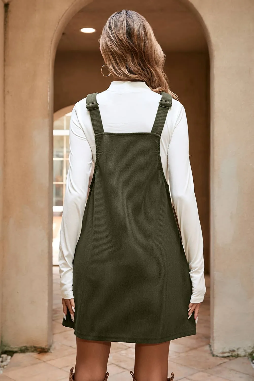 Laci Corduroy Overall Dress