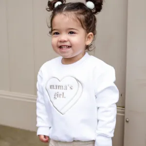 Large heart Classic Sweatshirt - Embroidered