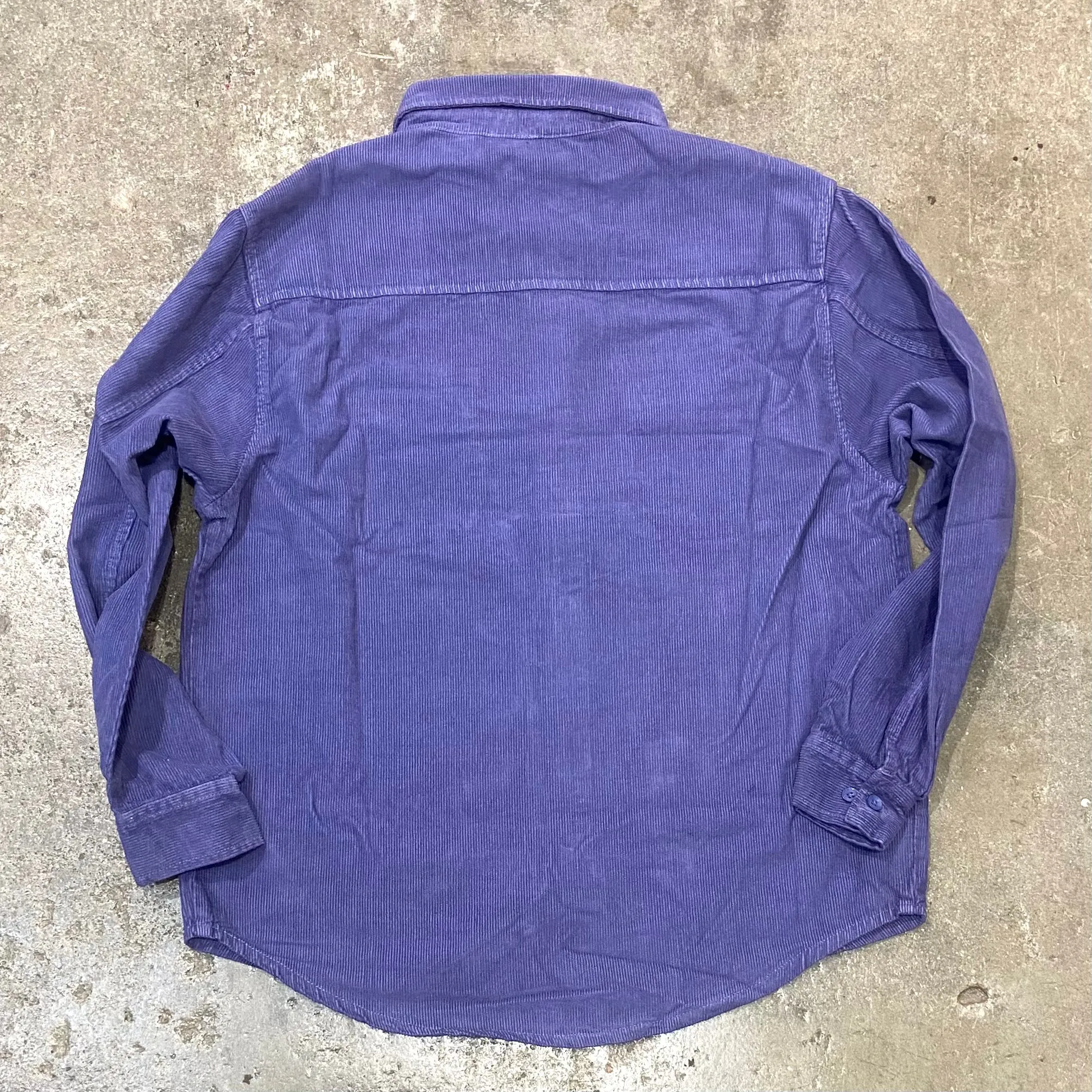 LAZY BOY CORD LS SHIRT - VIOLET