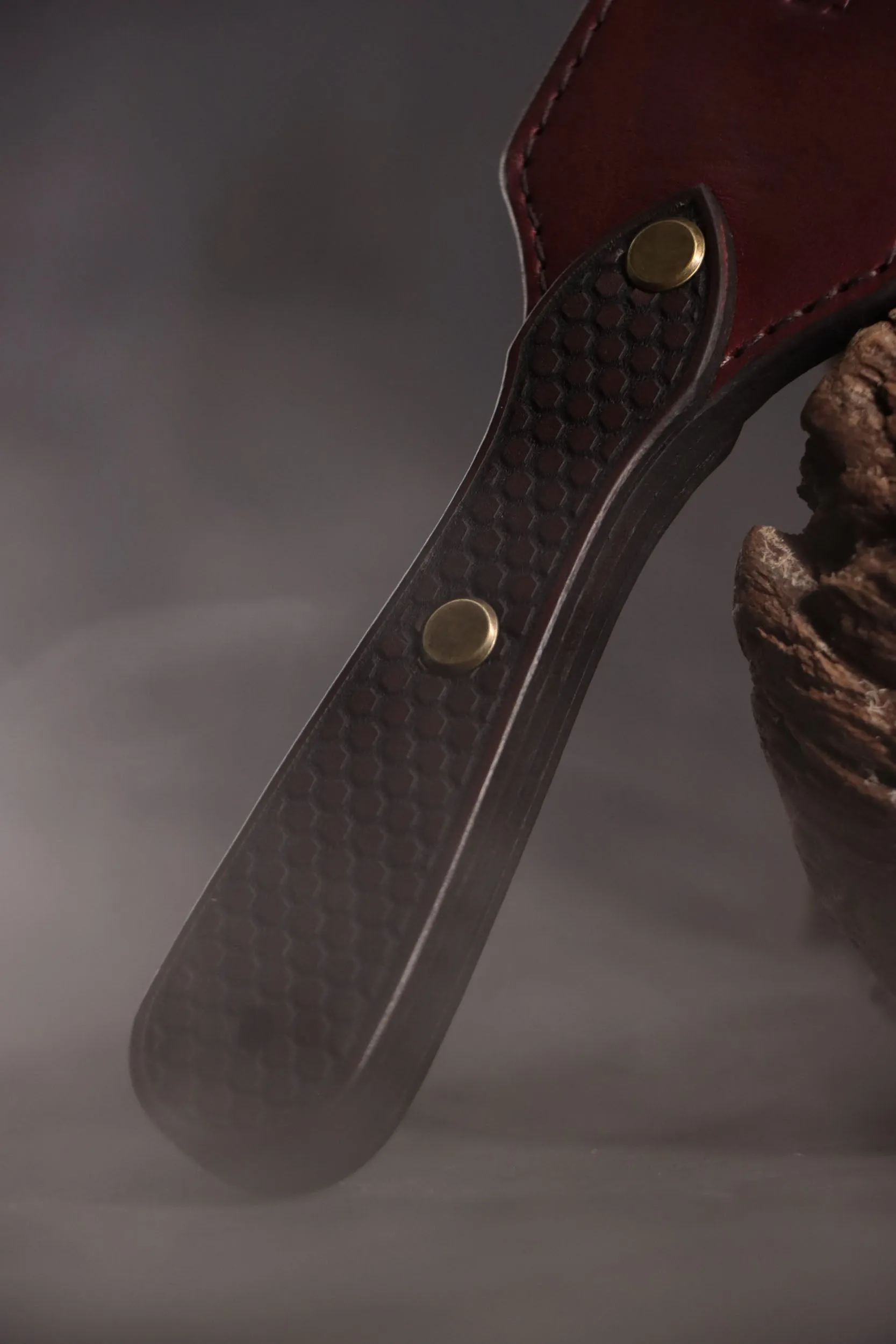 Leather Spanking Paddle, Oxblood