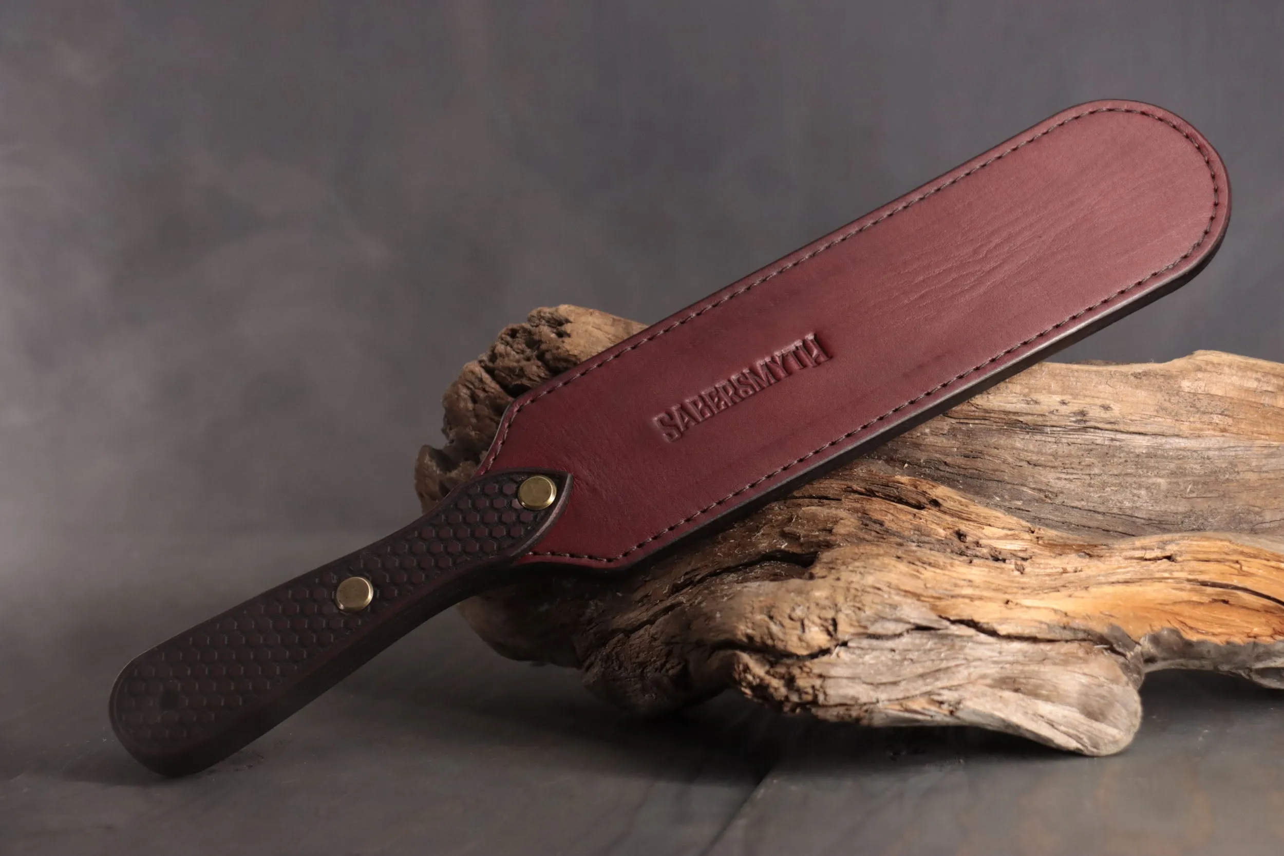Leather Spanking Paddle, Oxblood