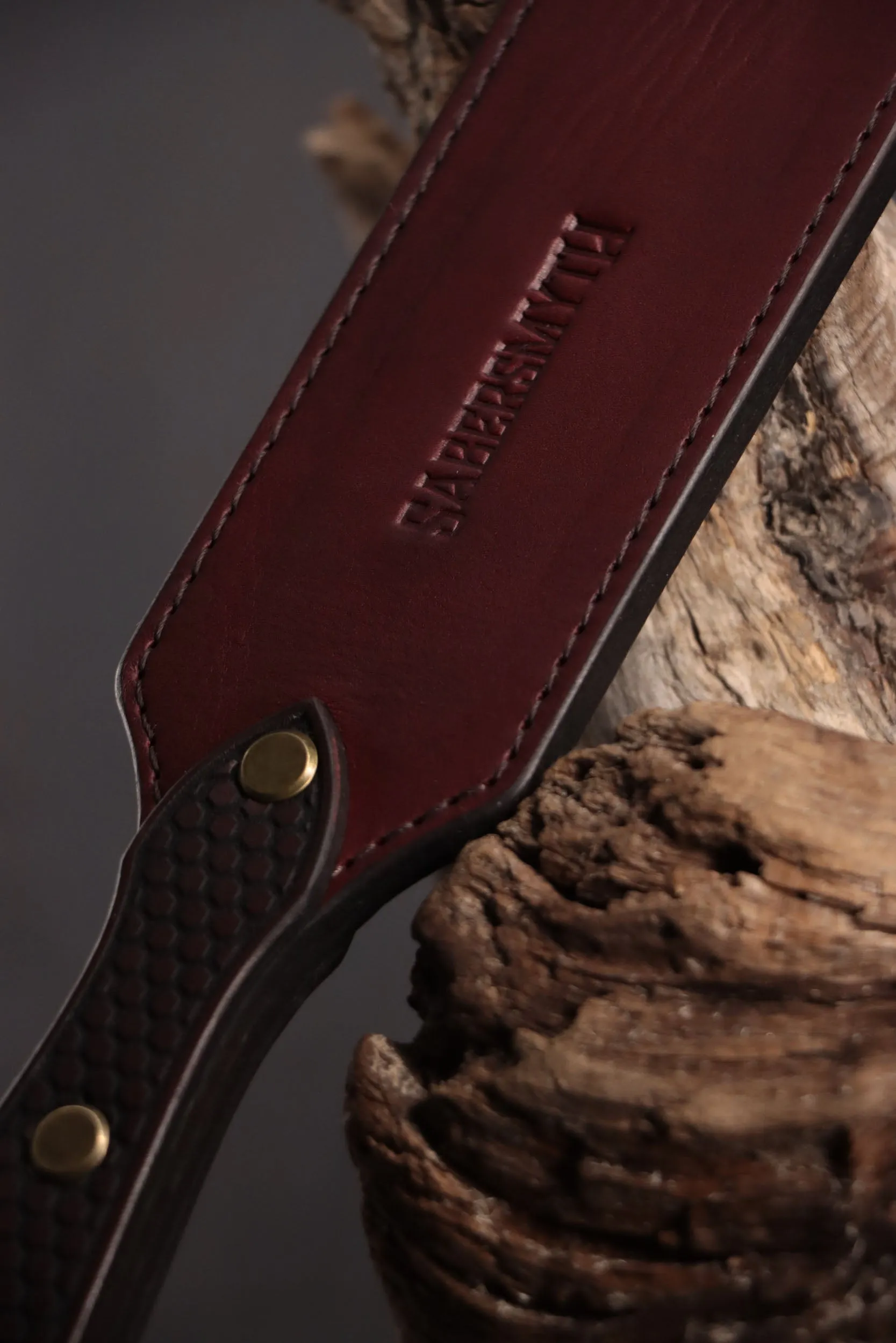 Leather Spanking Paddle, Oxblood