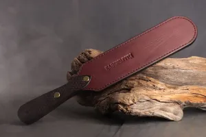 Leather Spanking Paddle, Oxblood