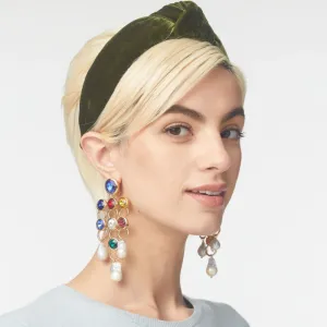 Lele Sadoughi Alpine Velvet Knotted Headband