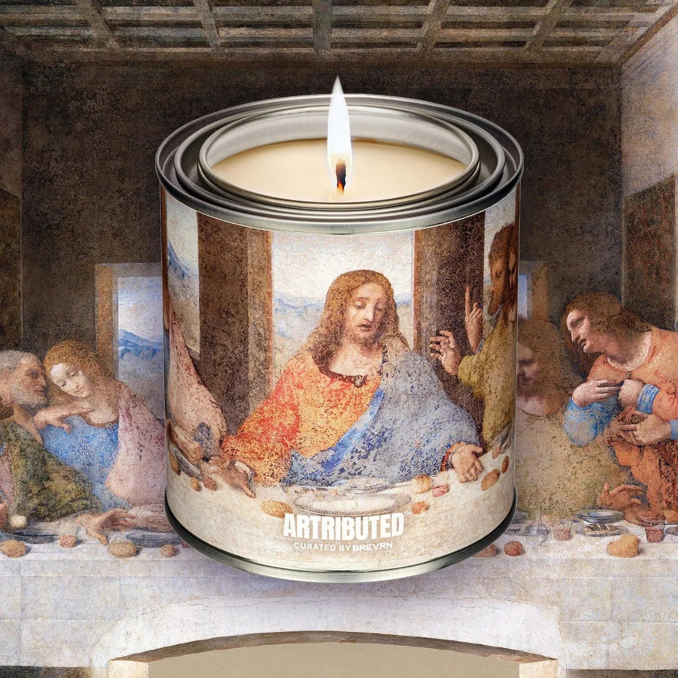Leonardo Da Vinci The Last Supper Candle