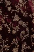 LF-VT-114-B-Maroon | MariaB M.Luxe Fabrics | Unstitched Embroidered Fabric