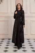 LF-VT-119-A-Black | MariaB M.Luxe Fabrics | Unstitched Embroidered Fabric