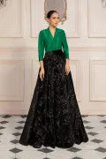 LF-VT-119-A-Black | MariaB M.Luxe Fabrics | Unstitched Embroidered Fabric