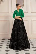 LF-VT-119-A-Black | MariaB M.Luxe Fabrics | Unstitched Embroidered Fabric