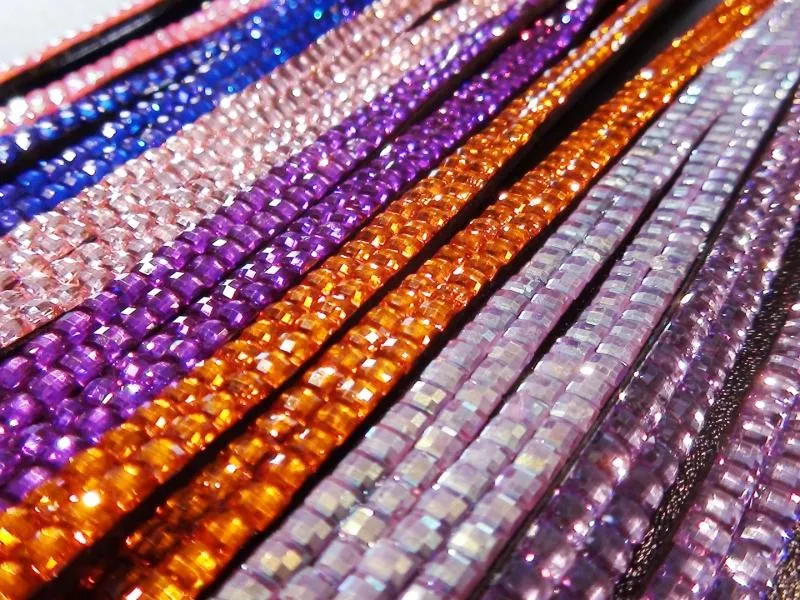 Light Pink Rhinestone Crystal Lanyards