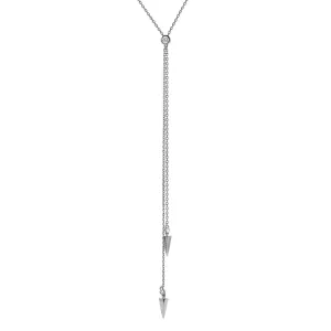 LITTLE SPIKES BEZEL BOLO NECKLACE