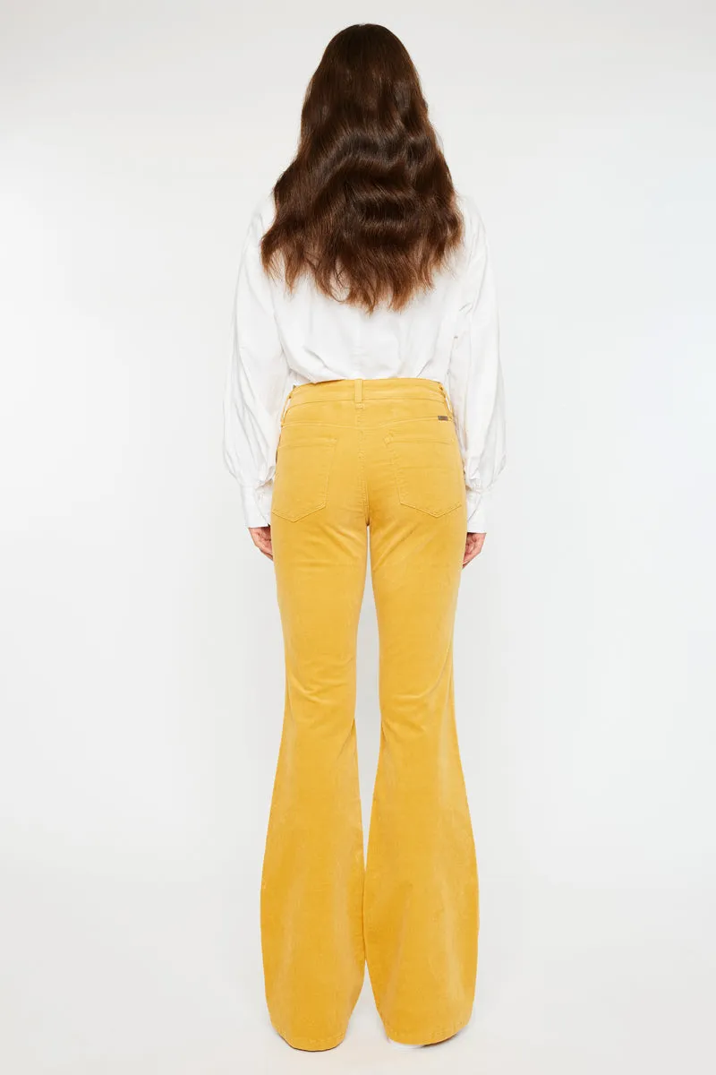 Lunita High Rise Corduroy Flare
