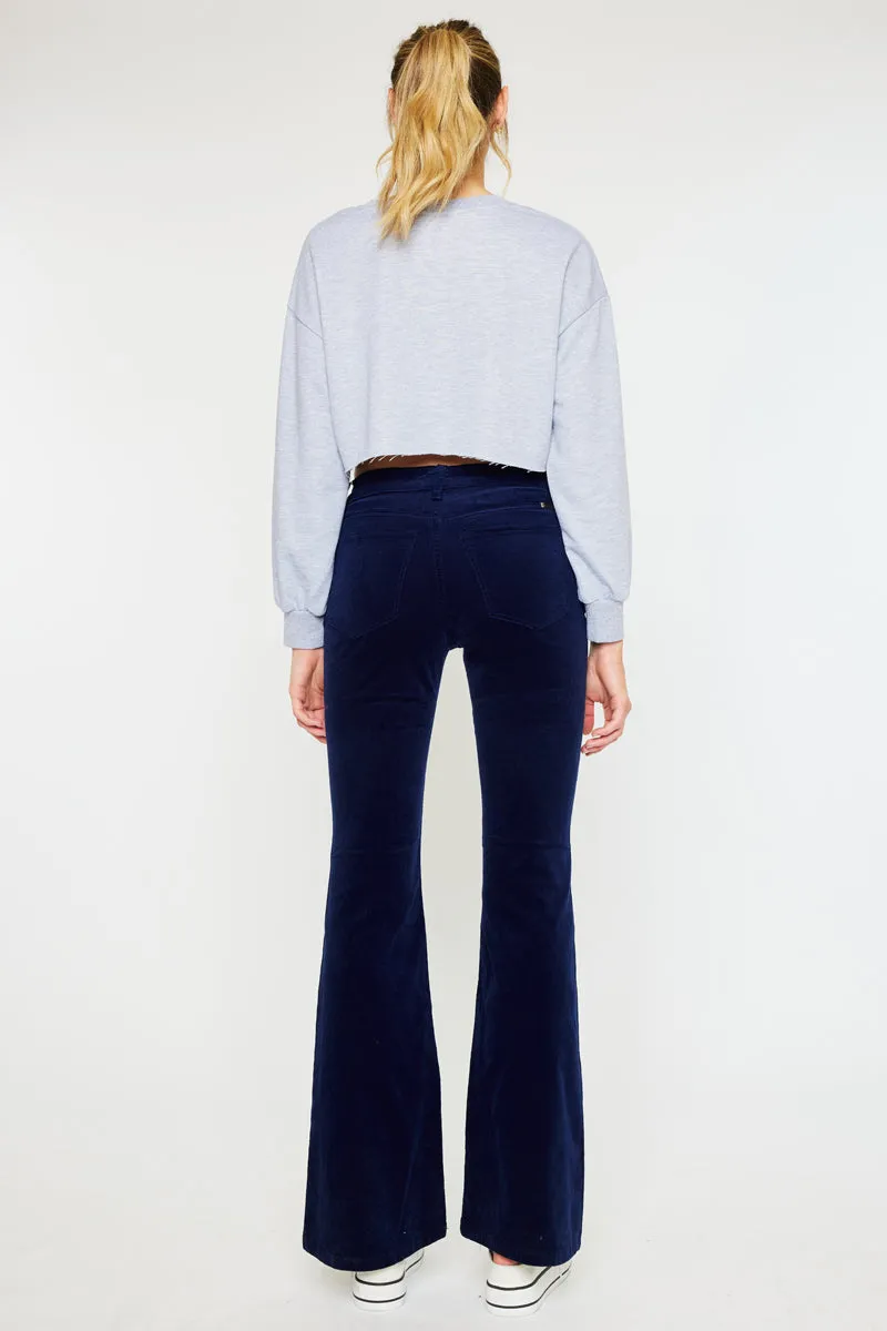 Lunita High Rise Corduroy Flare