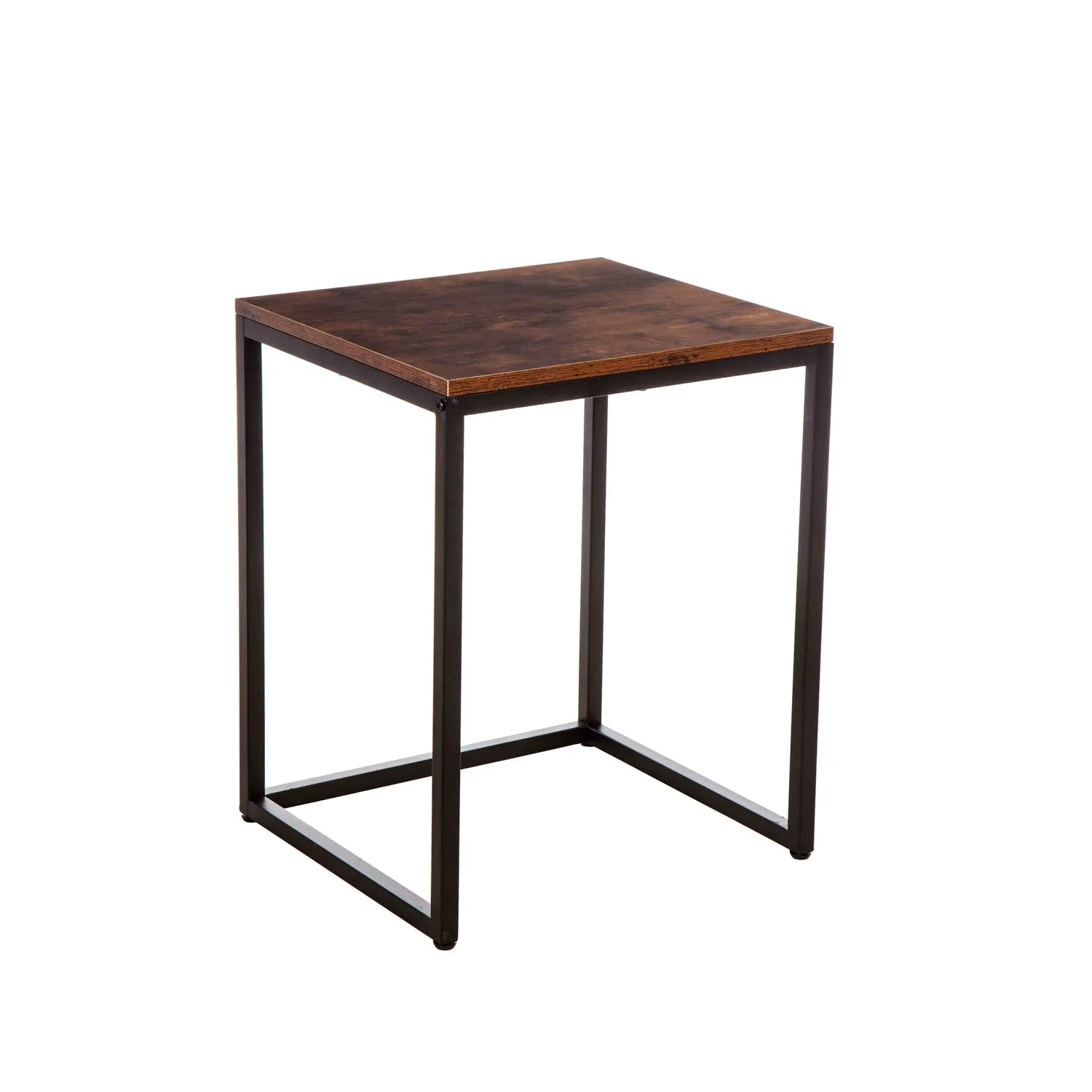 Metal and Wood Nested Tables, Set of 2,8f00579