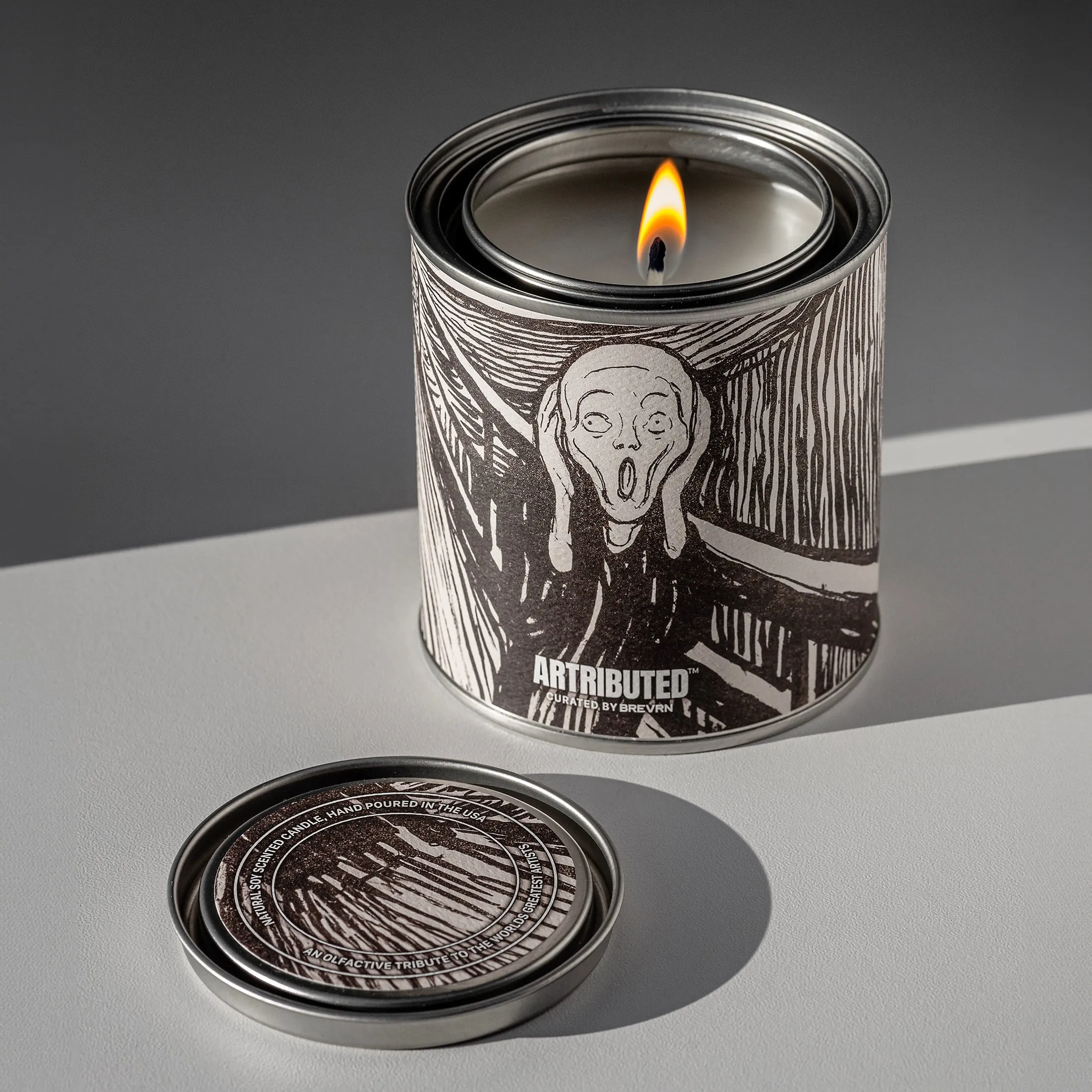 Munch The Scream Candle