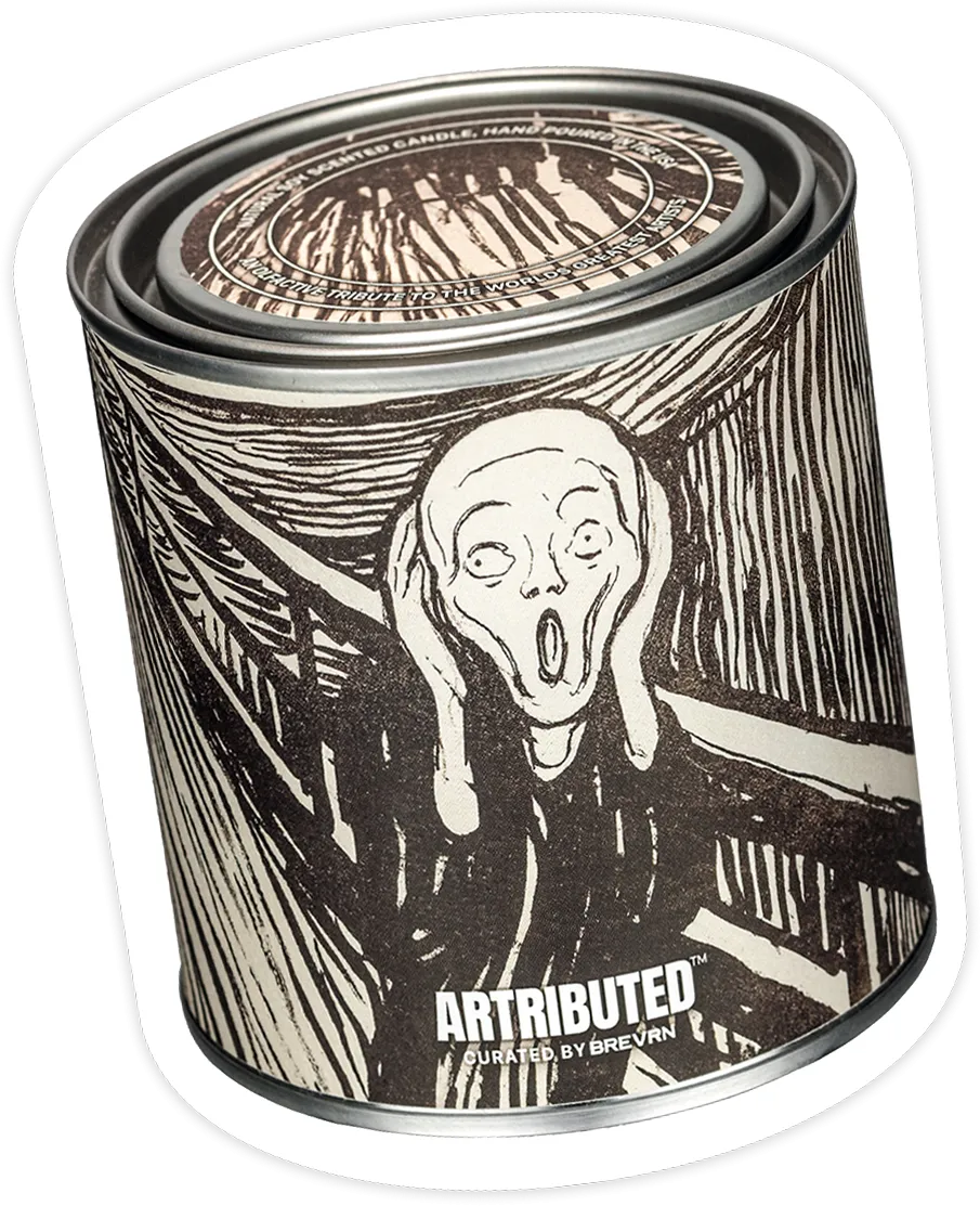 Munch The Scream Candle