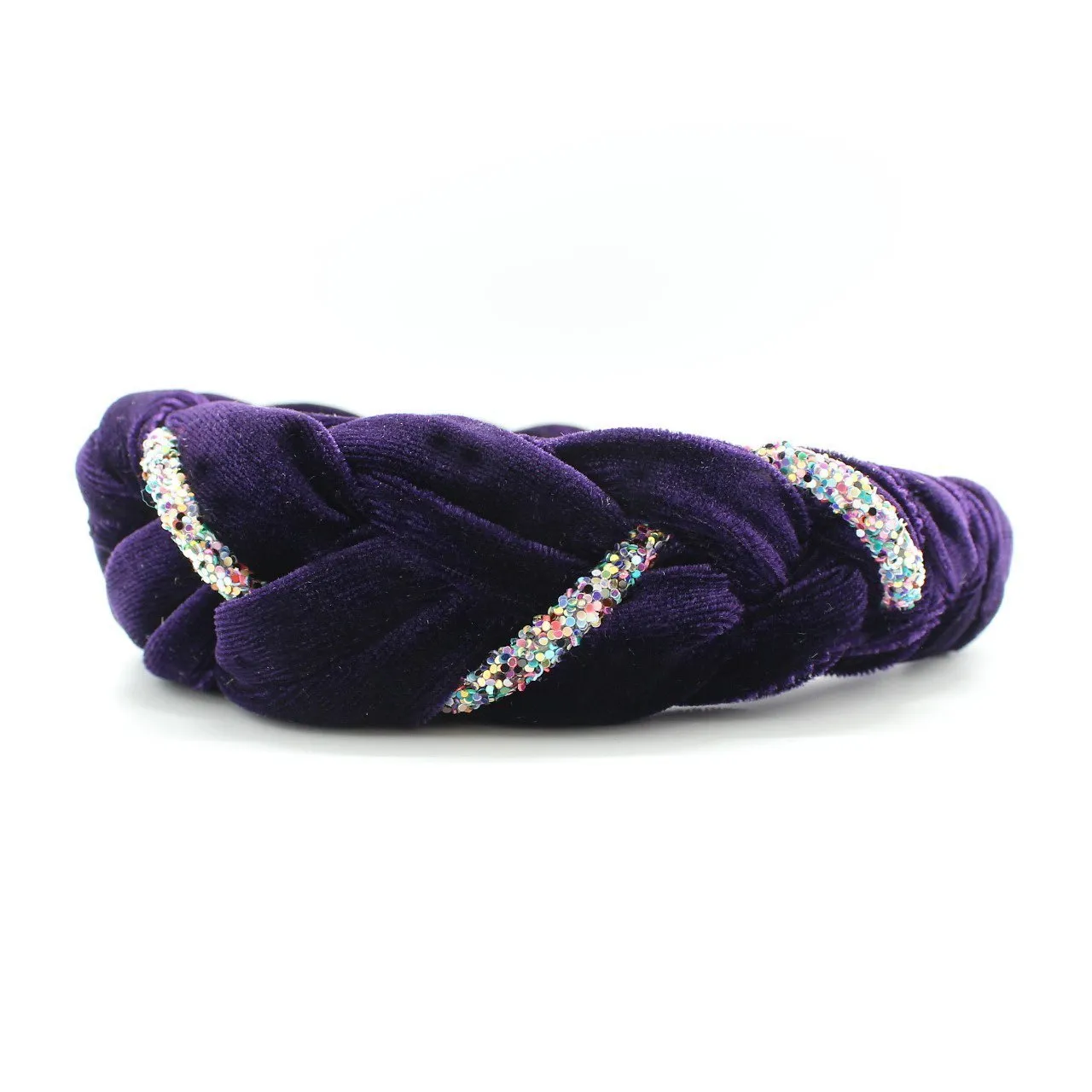 Mustard Velvet and Rhinestones Headband