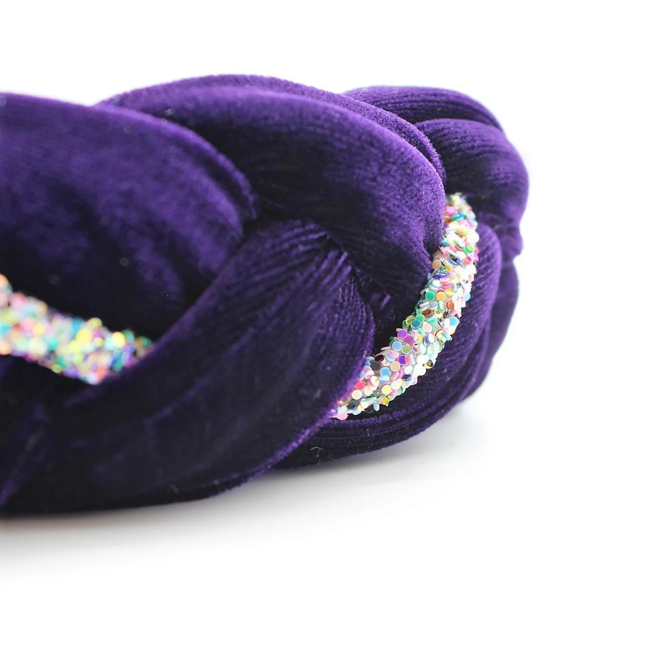 Mustard Velvet and Rhinestones Headband