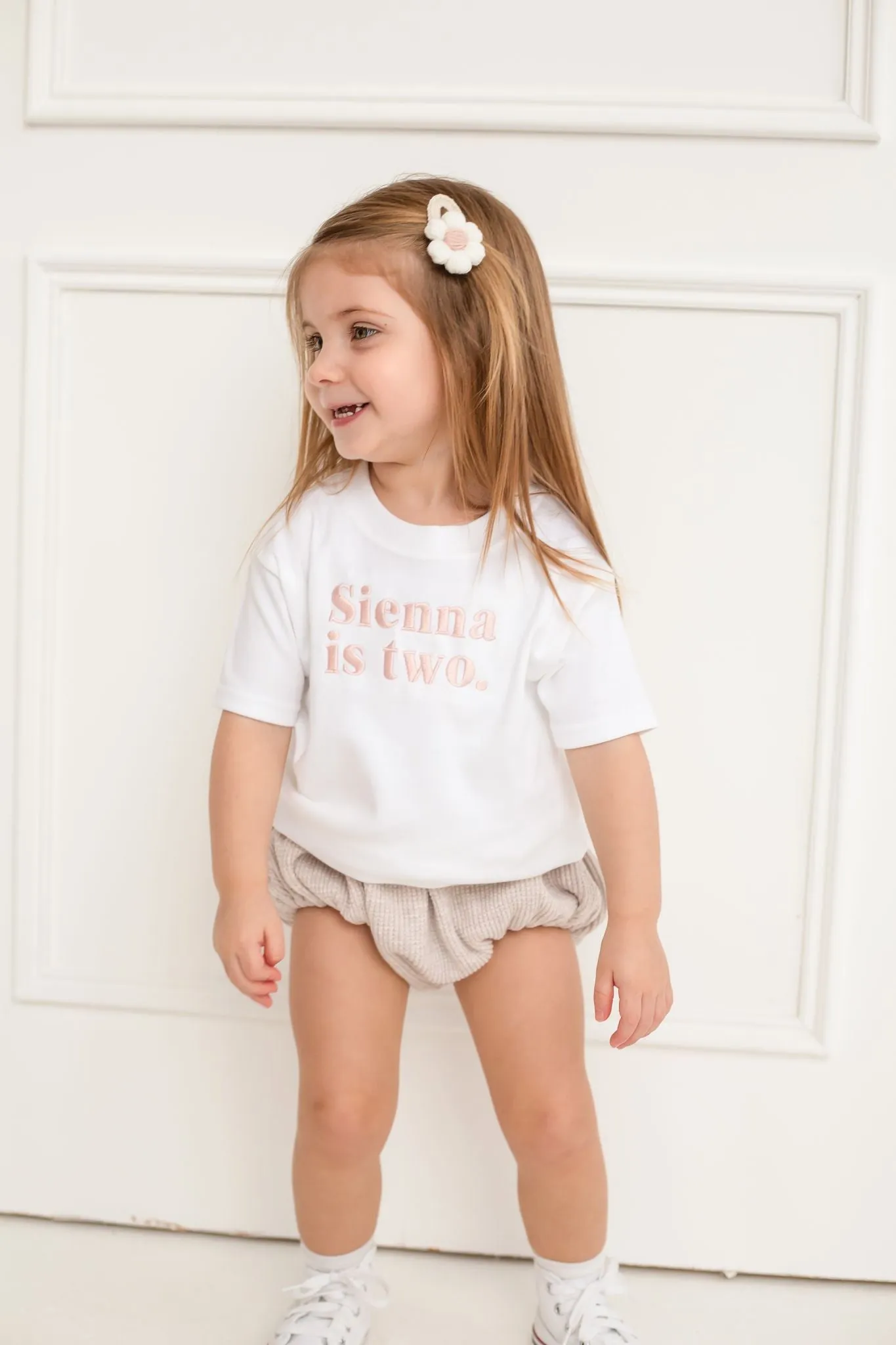 Name is Age classic Tshirt - Embroidered