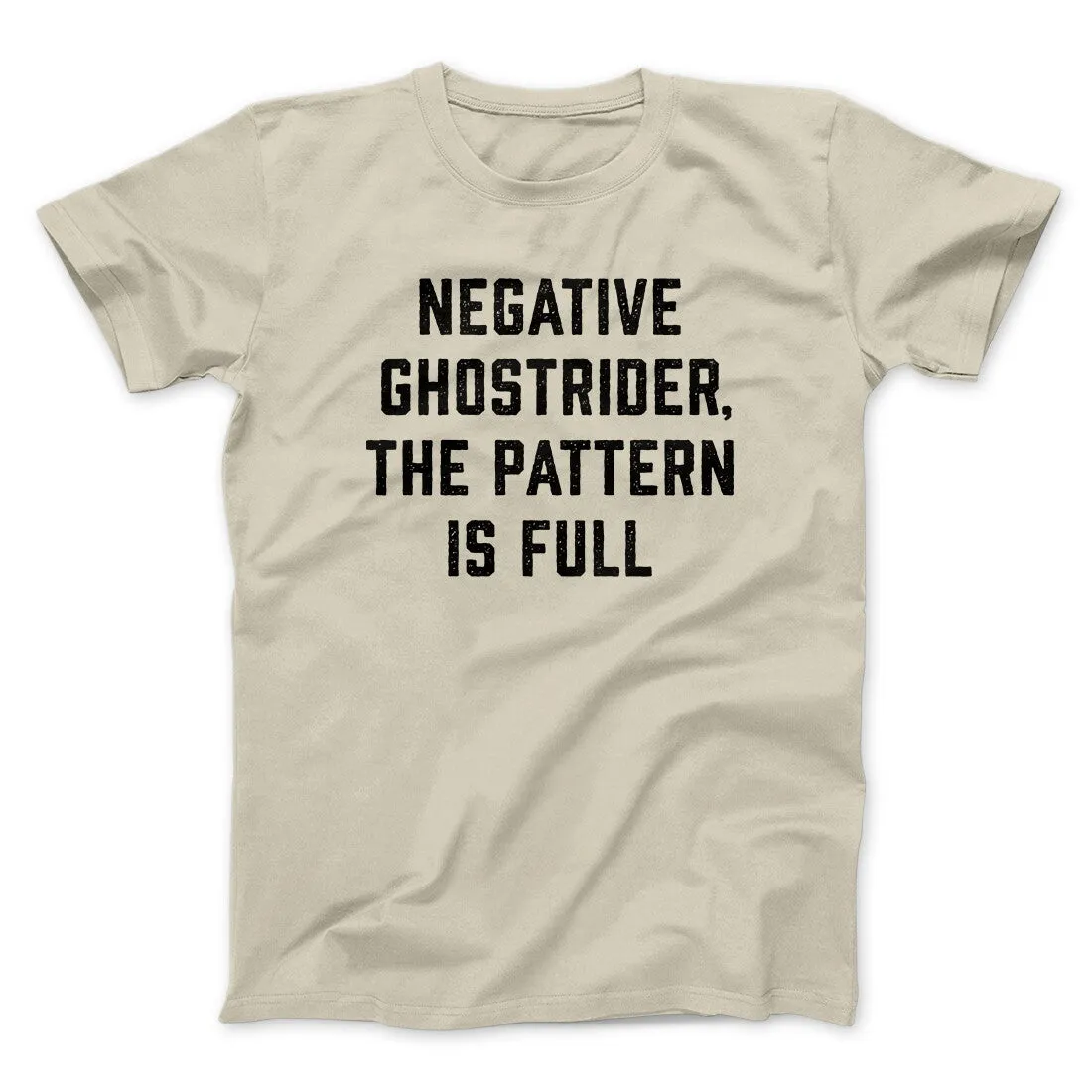 Negative Ghostrider The Pattern Is Full Funny Movie Men/Unisex T-Shirt
