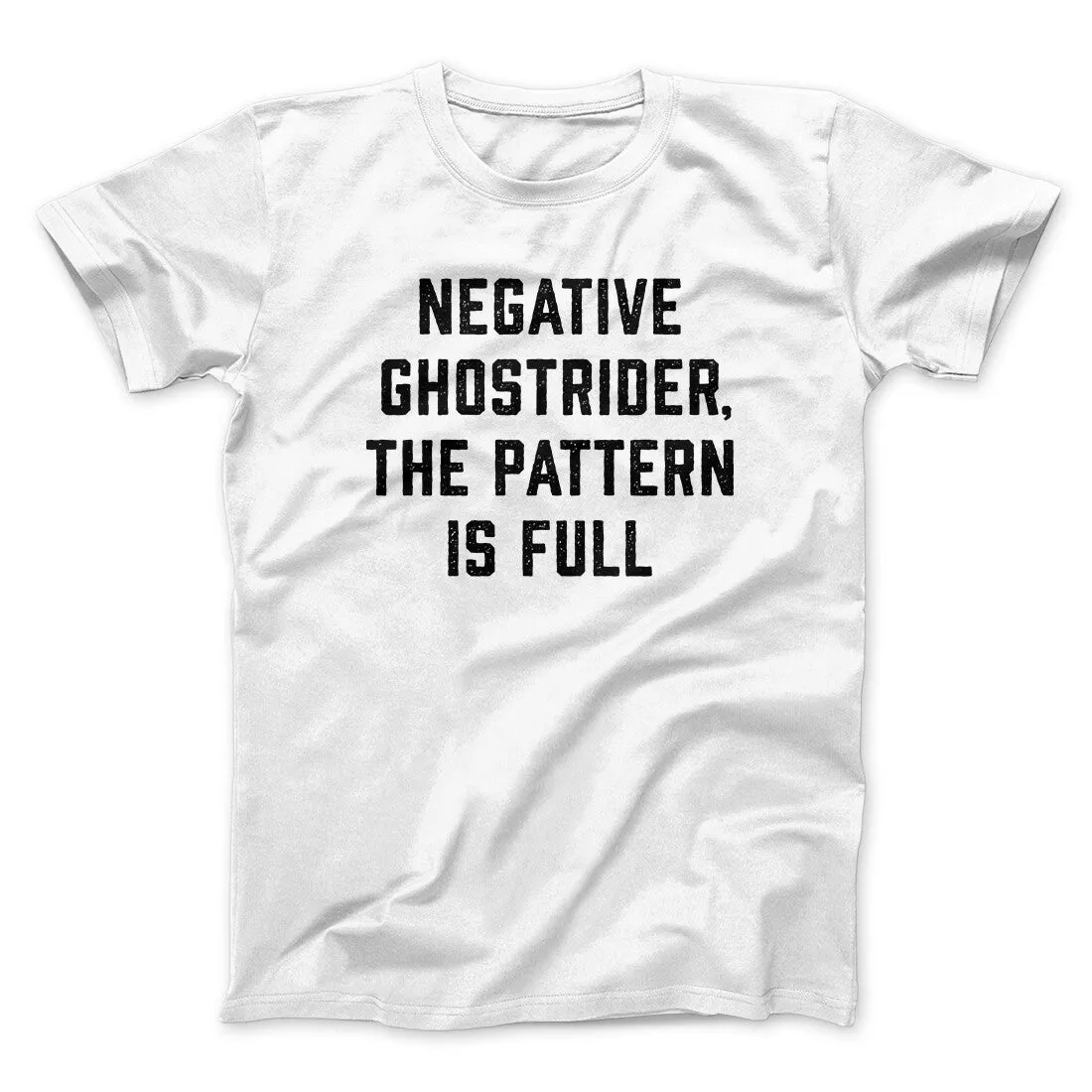 Negative Ghostrider The Pattern Is Full Funny Movie Men/Unisex T-Shirt