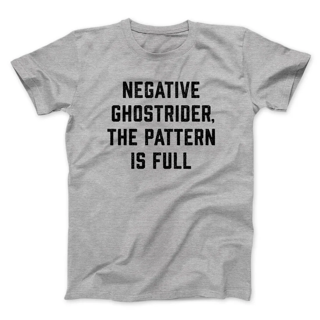 Negative Ghostrider The Pattern Is Full Funny Movie Men/Unisex T-Shirt