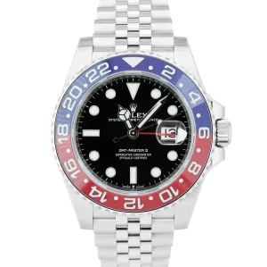 NEW JUNE 2023 Rolex GMT-Master II PEPSI Red Blue Jubilee 126710 BLRO 40mm B P